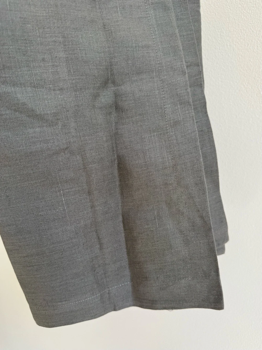 RH Italian Heritage Washed Linen Sham 28x34 Graphite Gray